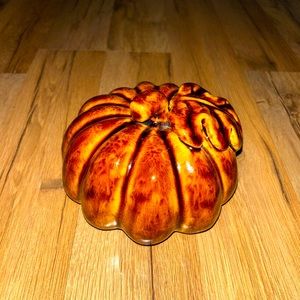 Decorative Ceramic Pumpkin